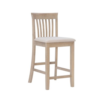 Linon Torino Counter Height Barstool Beige