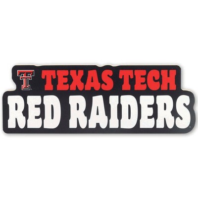 NCAA Texas Tech Red Raiders Chunky Block Wood Wall Art