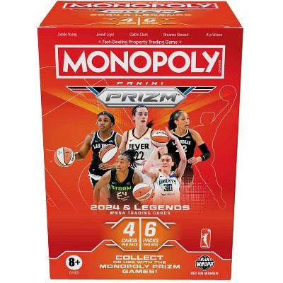Monopoly Panini Prizm: 2024 and Legends WNBA Trading Cards Booster Box
