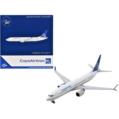Boeing 737 MAX 9 Commercial Aircraft "Copa Airlines" (HP-9907CMP) White with Blue 1/400 Diecast Model Airplane by GeminiJets