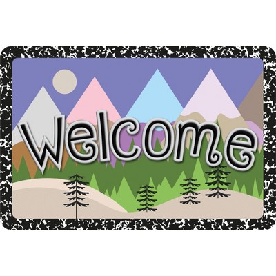 Ashley Productions® The Original Fun Mat™, Welcome Mat, 15.5" x 23.5", Magic Mountains Welcome