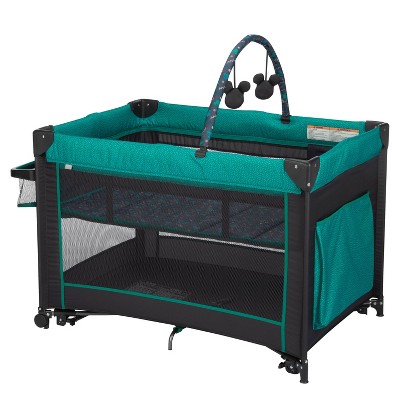 Disney Baby Minnie Mouse 2-in-1 Playard with Rocking Bassinet