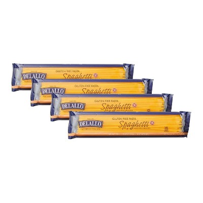 DeLallo Gluten-Free Spaghetti Pasta, 12 oz Bag, (4 Pack)