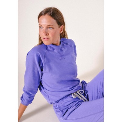 POPLINEN Women's Agnes Raglan Organic Cotton + Tencel™ Sweatshirt