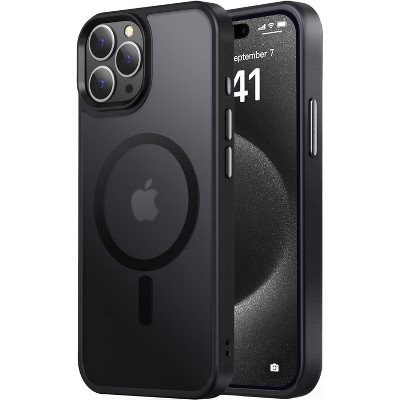 Entronix [Magnetic] Case Compatible with iPhone 14 Pro - Translucent Frosted Matte