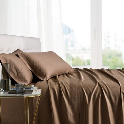 Egyptian Linens Flex Top King (Split Top) 100% Bamboo Viscose Sheet Set