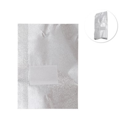 Unique Bargains Women's Porable Nail Art Tools Nail Polish Remover Foil Silver Tone 100pcs