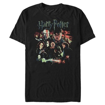 Men's Harry Potter Character Group Shot T-Shirt