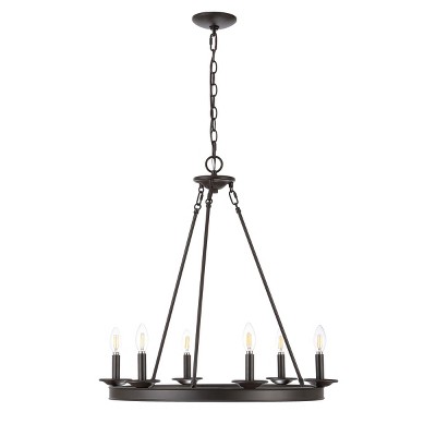 Joris 6 Light 26.25" Chandelier - CHA4015 - Safavieh
