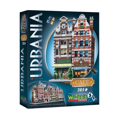 Wrebbit Urbania Collection - Cafe 3D Jigsaw Puzzle 285pc