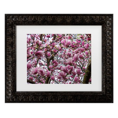 Trademark Fine Art - Leslie Montgomery Under The Tulip Tree Matted Framed Art