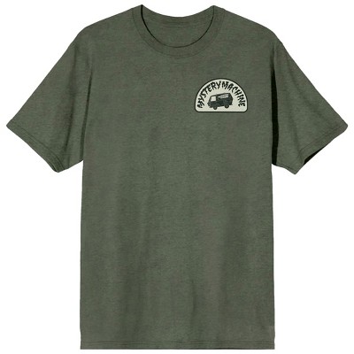 Scooby Doo Mystery Machine Men's Monterrey Sage Short Sleeve Tee