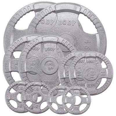 Body-Solid Olympic Cast Grip Weight Set 175lbs