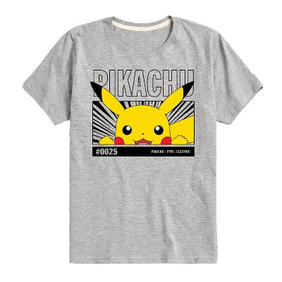 Boys' - Pokémon - Peeking Pikachu Short Sleeve Graphic T-Shirt