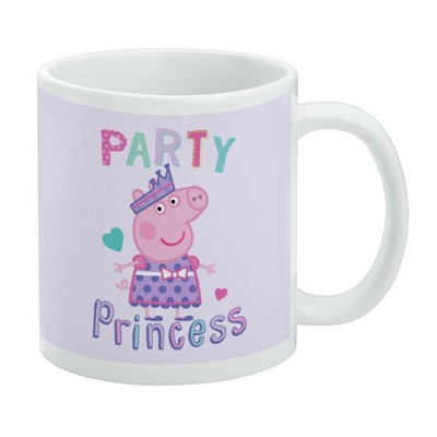 Peppa Pig Party Princess Ceramic Coffee Mug  Novelty Gift Mugs for Coffee  Tea and Hot Drinks  11oz  White