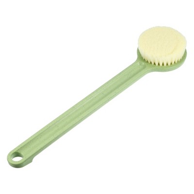 Unique Bargains Long Handle Bath Brush 13.98"x3.15"x1.18" 1 Pc