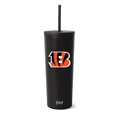 NFL Cincinnati Bengals Simple Modern Stainless Steel Classic Tumbler - 24oz