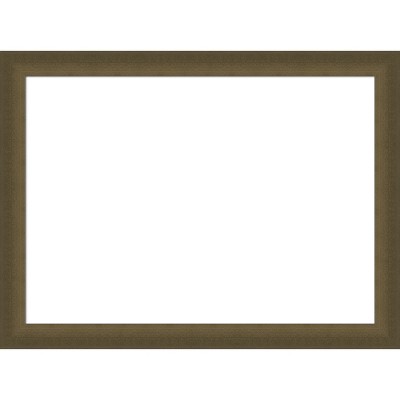 Amanti Art Blaine Light Bronze Narrow Framed Dry Erase Magnetic Board