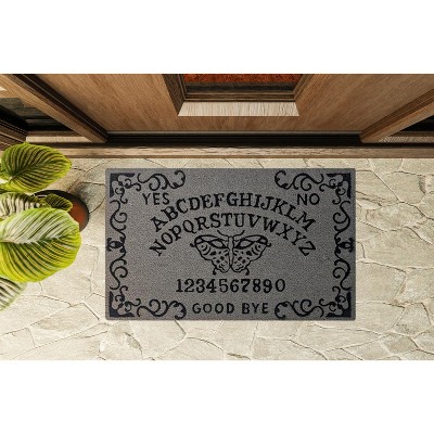 Kate Aurora Halloween Board Bristled Coir Outdoor Welcome Mat - 18"x30"