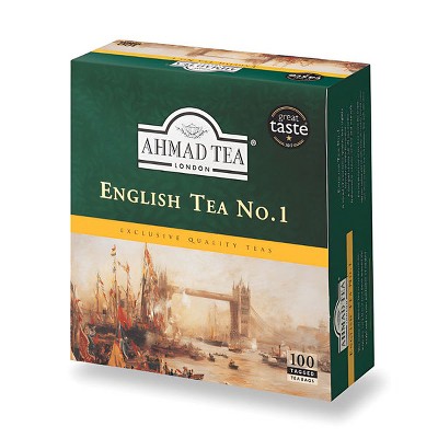 Ahmad Tea English Tea No. 1 Black Tea 100ct tagged tea bags
