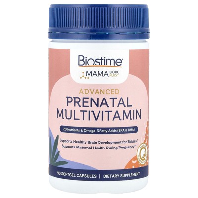 Biostime MamaBiotic PLUS™, Advanced Prenatal Multivitamin, 90 Softgel Capsules