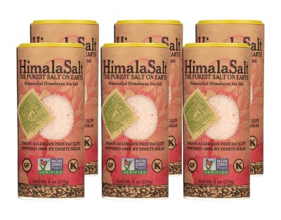 Himalasalt Primordial Himalayan Sea Salt Fine Grain Shaker - Case of 6/6 oz