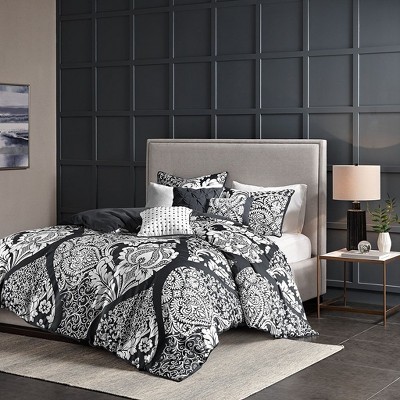 NicBex 6 Pcs Transitional Comforter Set Cozy Cotton Bedding Set, Cotton Printed Duvet Cover Set, 1 Duvet Cover, Shams, Pillows, Machine Washable