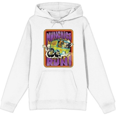 Scooby-Doo Munchies Run Adult Long Sleeve Hoodie