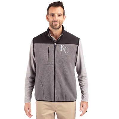 Kansas City Royals Cutter & Buck Cascade Eco Fleece Mens Vest