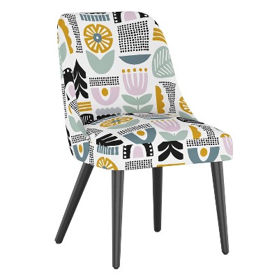 Skyline Furniture Sherrie Dining Chair in Botanical