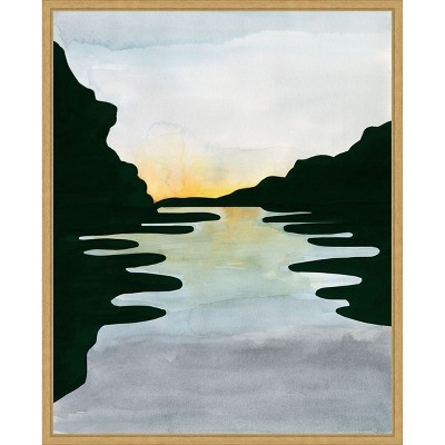 Amanti Art Elizabeths River I by Alicia Longley Framed Canvas Wall Art