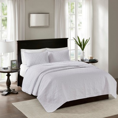 Elegant Reversible Bedspread Set, Classic Stitch Pattern Rich Depth and Texture Bedding Set, All Season Home Textile fits Lux Bedroom Decor