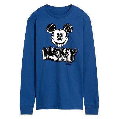 Men's - Disney - Mickey Mouse Long Sleeve Graphic T-Shirt
