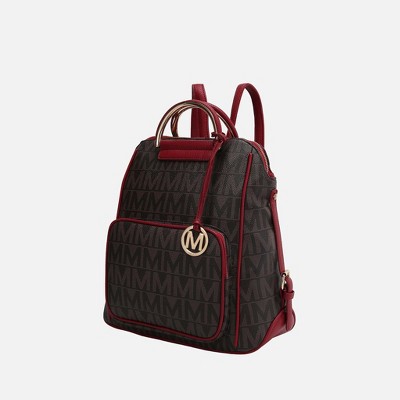 MKF Collection Cora Milan M Signature Trendy Travel Backpack by Mia K