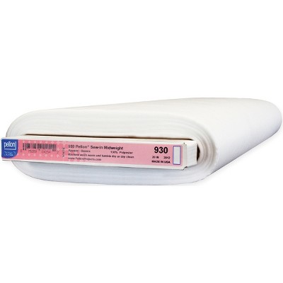 Pellon Sew-In Midweight Interfacing-White 20"X30yd