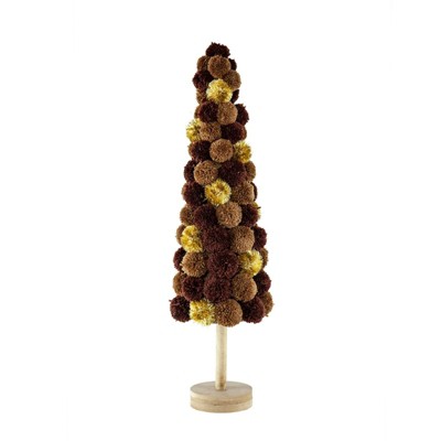 SEVOBAL Party Decorations and Accessories Tall Tree Christmas Table Decor for Holiday Table Display, Coffee Multi, 31.5"*8.3"*8.3"