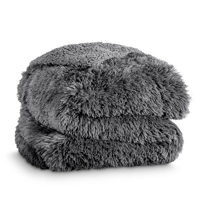 Shaggy Faux Fur Blanket by Bare Home