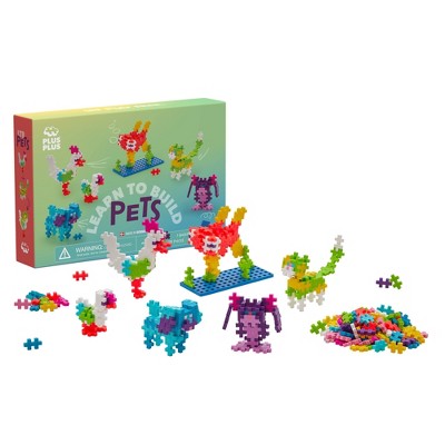 Plus-Plus - Learn to Build - Pets: 275 Piece Building Sets for Fine Motor Skills