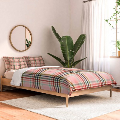 Deny Designs Marta Barragan Camarasa Modern Pastel Grid Queen/Full Comforter and Sham Set (2-3pc Set)