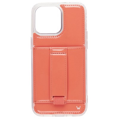 Walli Cases Coral Crush Phone Case with Wallet and Finger Strap