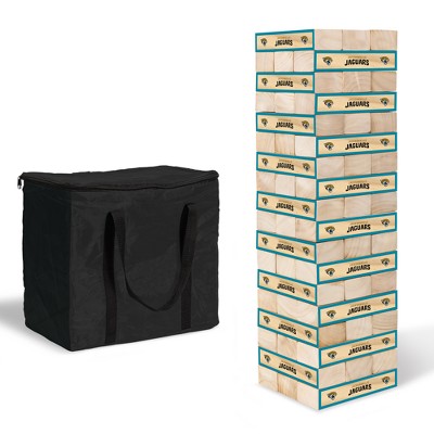 NFL Jacksonville Jaguars Giant Wooden Tumbling Tower