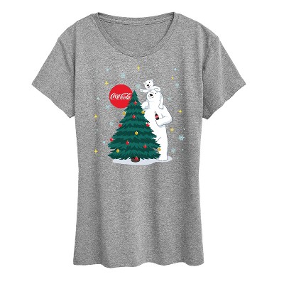 Women's - Coca-Cola - Christmas Tree Short Sleeve Graphic T-Shirt