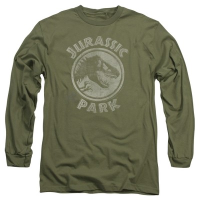 Men’s Jurassic Park Jp Stamp Long Sleeve T-Shirt