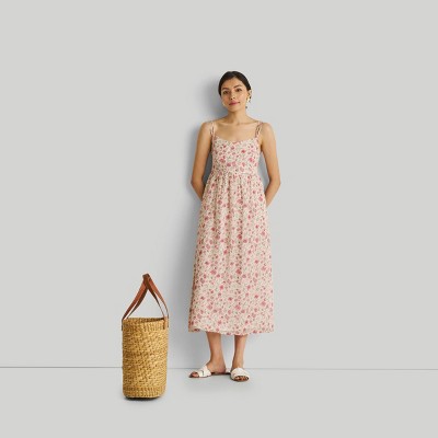 Reistor Women's Strappy Gathered Midi Dress