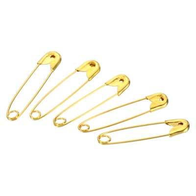 Unique Bargains Metal DIY Blankets Crafts Brooch Making Home Sewing Nickle Plated Safety Pins 200 Pcs