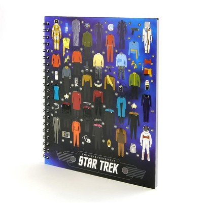 Crowded Coop, LLC Star Trek Uniforms & Equipment Hardcover Notebook