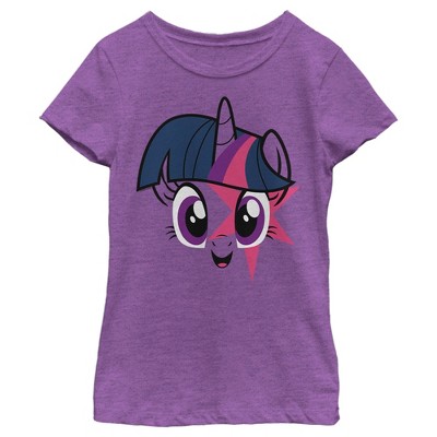 Girl's My Little Pony Twilight Sparkle Face T-Shirt