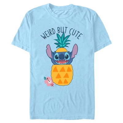Mens Lilo & Stitch Weird Pineapple T Shirt