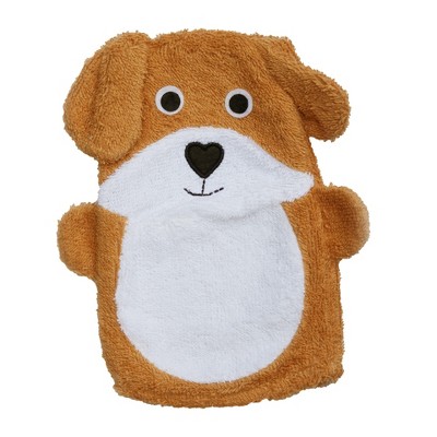 Plantlife Soft Puppy Mitt - Hand Made and Ultra-Soft Cotton Bathing Scrubbies