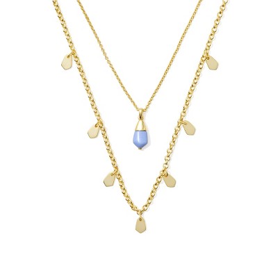 Kendra Scott 14K Gold Over Brass Lena Multi Strand Necklace
